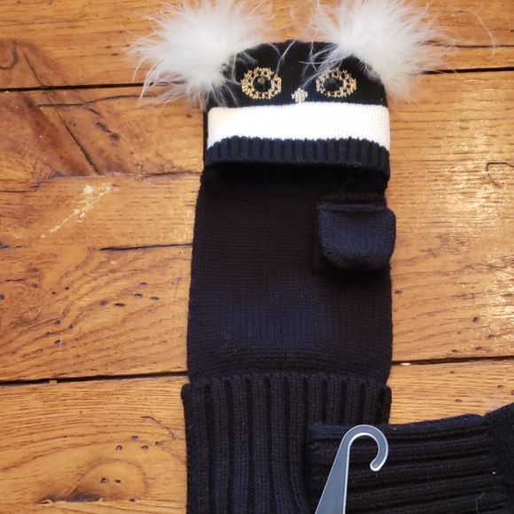NWT - KATE SPADE Penguin Pop-Top Mittens - Picture 3 of 8